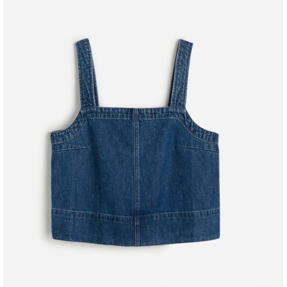 Madewell Tops - Madewell $88 Squareneck Tank in McNair Wash: Airy Denim Edition Size M NU421